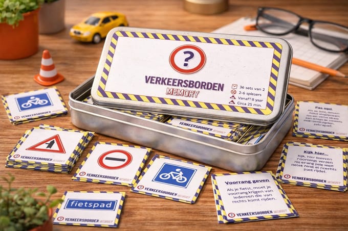 FlexJuf Verkeersbordenmemory (72 kaarten)