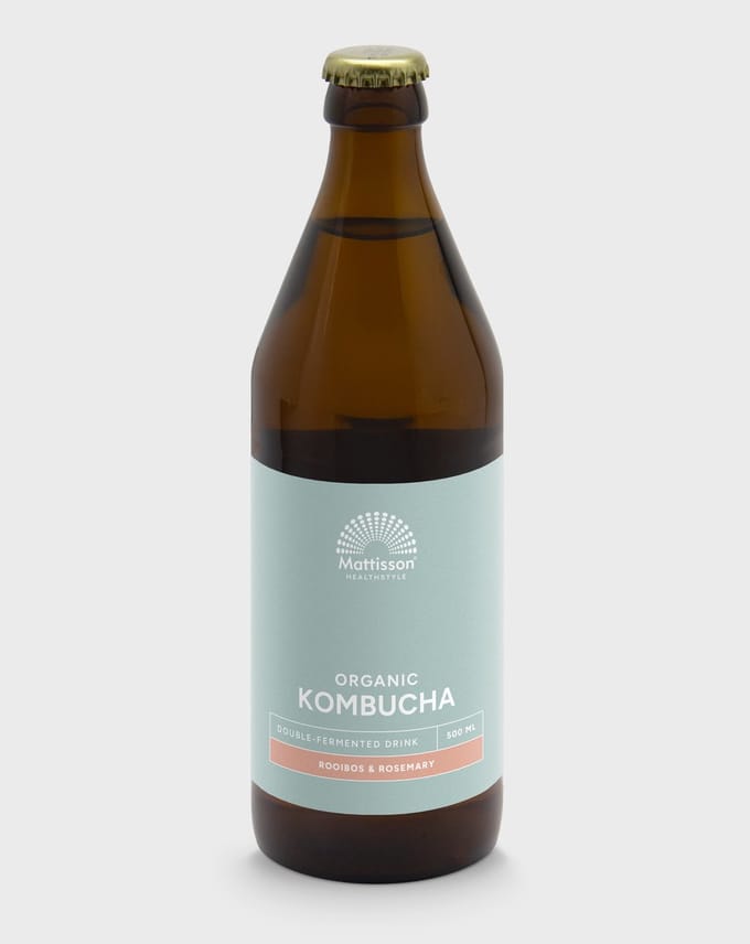 Mattisson - Biologische Kombucha - Rooibos & Rozemarijn - 500 ml