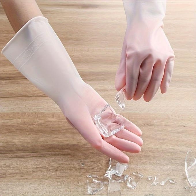 Gants de nettoyage ultimes pour la maison et la cuisine S beige