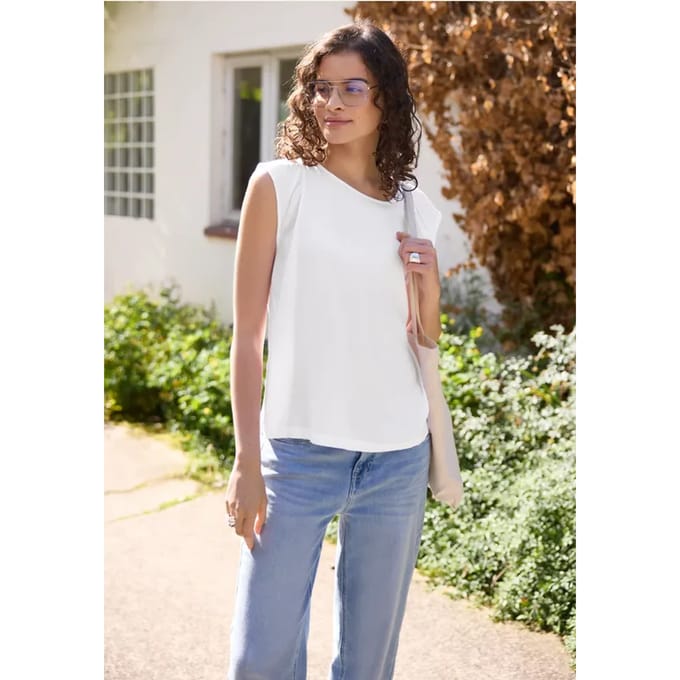 Blouse met ronde hals