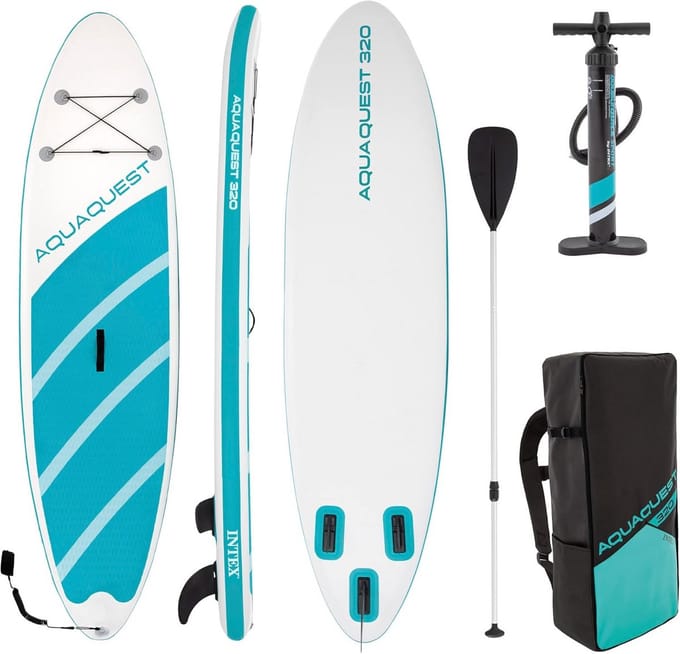 Opblaasbare SUP Plank 320 cm x 81 cm x 15 cm voor Recreatief Gebruik
