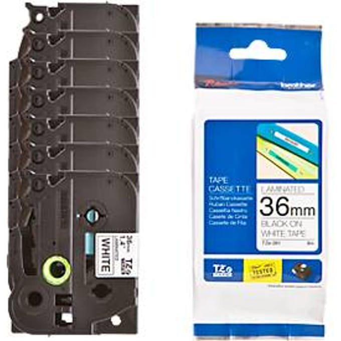 Brother voordeelset 36 mm lint beletteringssystemen TZe-261, 6 + 1 GRATIS
