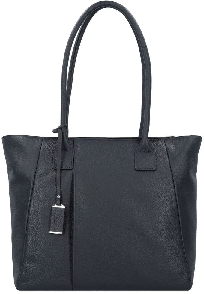 PICARD Leren Schoudertas Pure Shopper Ocean Donkerblauw