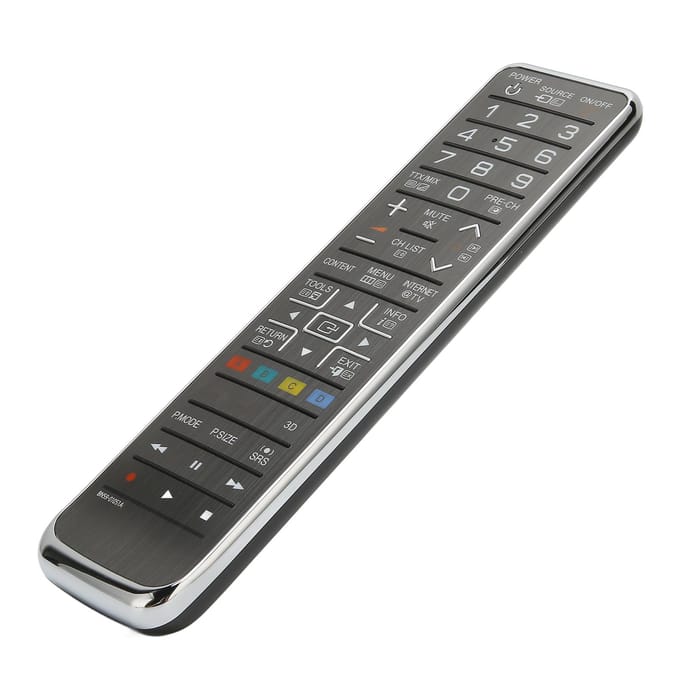 TV Afstandsbediening Professionele Grote Knoppen Vervangende Afstandsbediening voor Samsung UA40C7000 gray