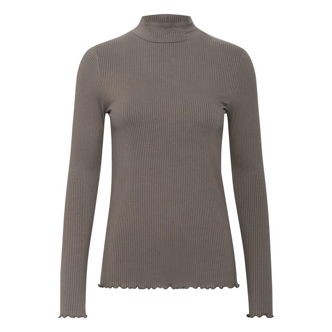 Dames turtleneck t-shirt met lange mouwen KAFFE Drew