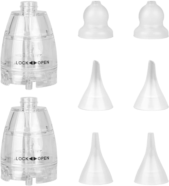 Cosensi - Dailygoods - Set van 8 Vervangende Aspiratortips voor Diverse Modellen