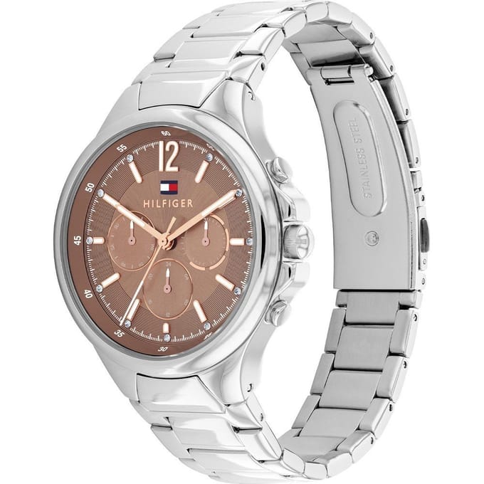 Tommy Hilfiger Sienna Dames Horloge Zilverkleurig 1782596
