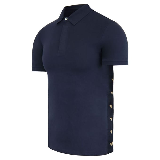 Emporio Armani Heren Navy Poloshirt