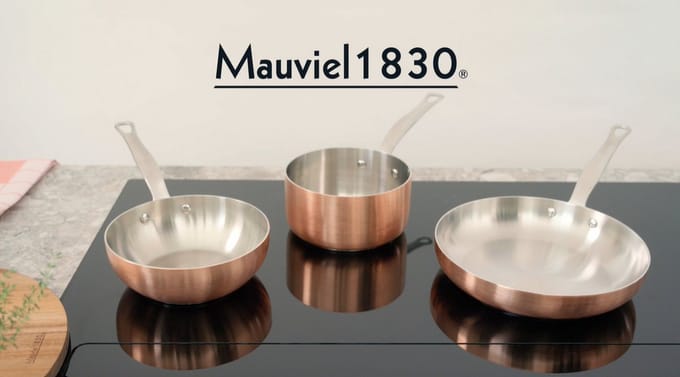 Mauviel 1830 Pannenset | Koper/Aluminium/RVS | 3-delig