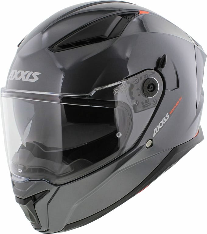 Axxis Panther SV integraalhelm solid glans titanium M