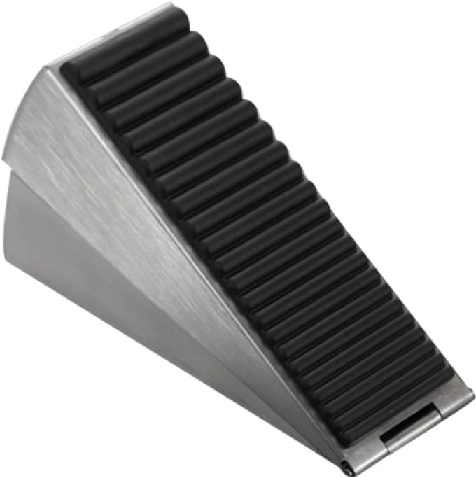 Deurstoppers - Deurstop wig - Deuren Open Houden - Stevige Constructie - 13x7.5x4.6cm - Grijs