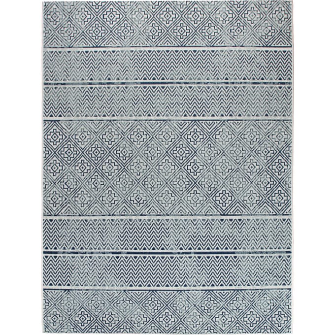 Binnen- en buitenkleed Ostenza blauw 80x150 cm
