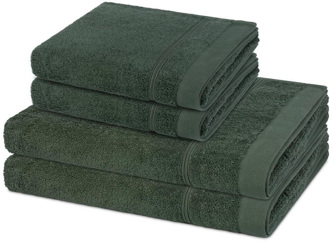 Ross Sonstiges 2 X handdoek 2 X douchehanddoek - in set 4 pack Rubin