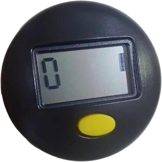 Stap Teller - Fitness Tracker - Training Bijhouden - LCD Scherm - 58mm - Zwart