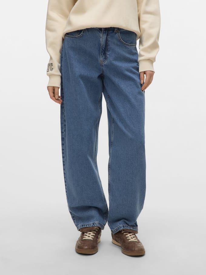 Vero Moda Mom fit jeans VMESTELLE High rise Barrel fit Jeans