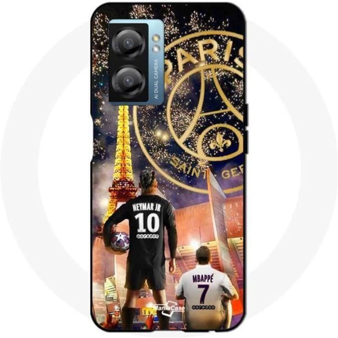 Oppo A77 5G hoesje neymar mbappe kerst