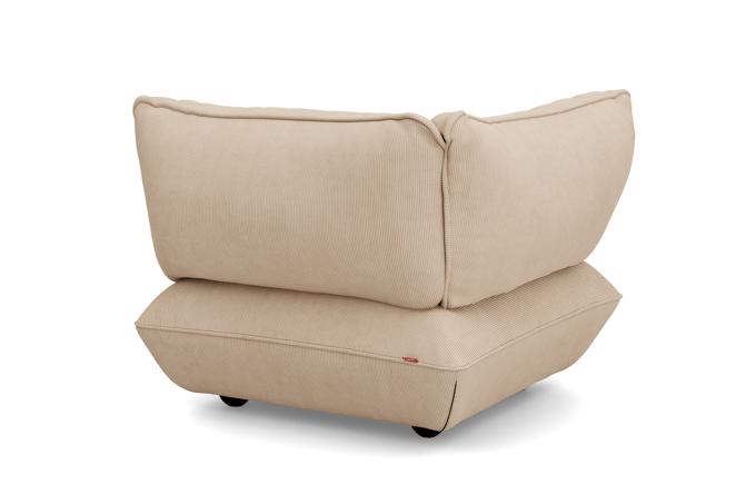 fatboy Sumo hoekbank links Koord Gerecycled - beige