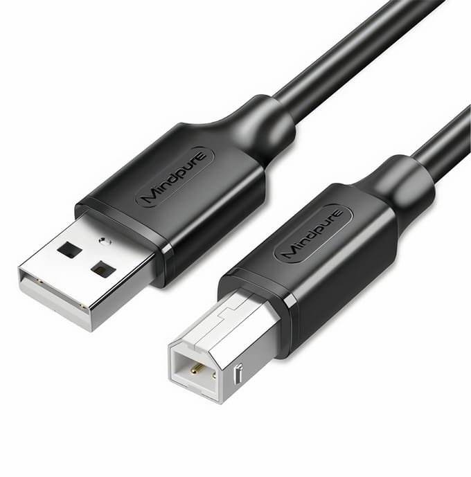 Printerkabel-USB A naar USB B Kabel-Printer kabel usb-USB 2.0-Kabel voor Printer-3 meter-Universele Printer Kabel-Zwart