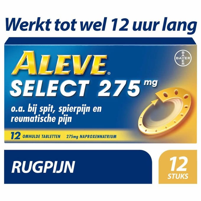 Aleve Select 275 - 2 x 12 tabletten - Voordeelverpakking