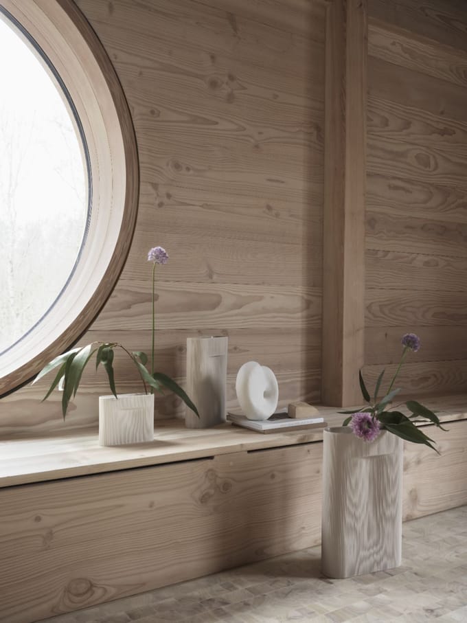Muuto Ridge Vaas 17 cm Wit - Stijlvol Keramiek