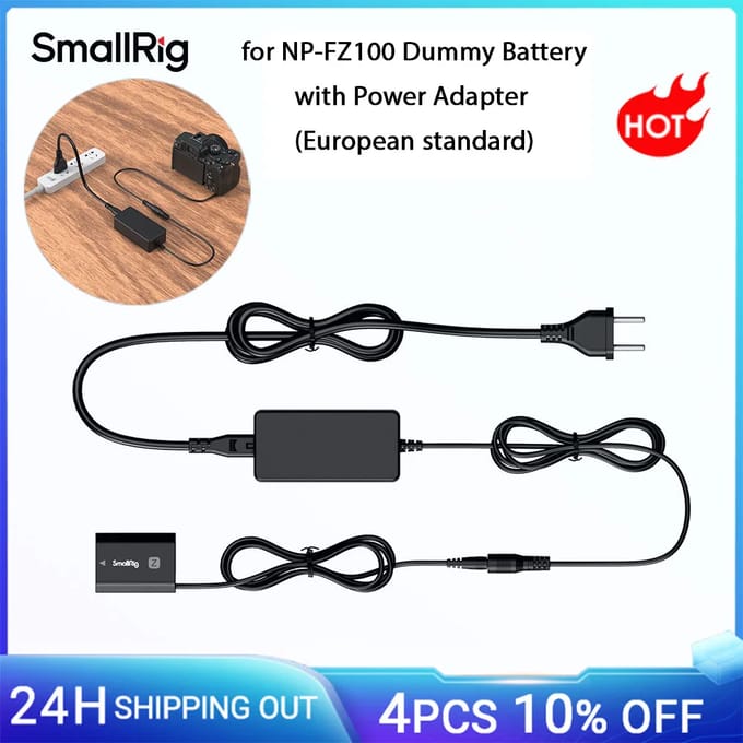 SmallRig 4269 Dummy Battery with Power adapter (EU) NP-FZ100