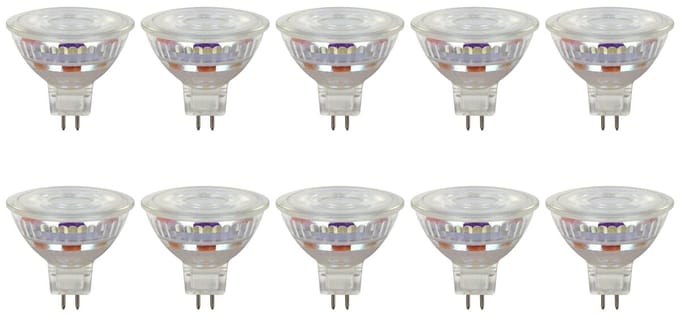 SPL GU5.3 LED Lamp 2.7W - Warm Wit - 350lm - Led Spot MR16 - 10 Stuks