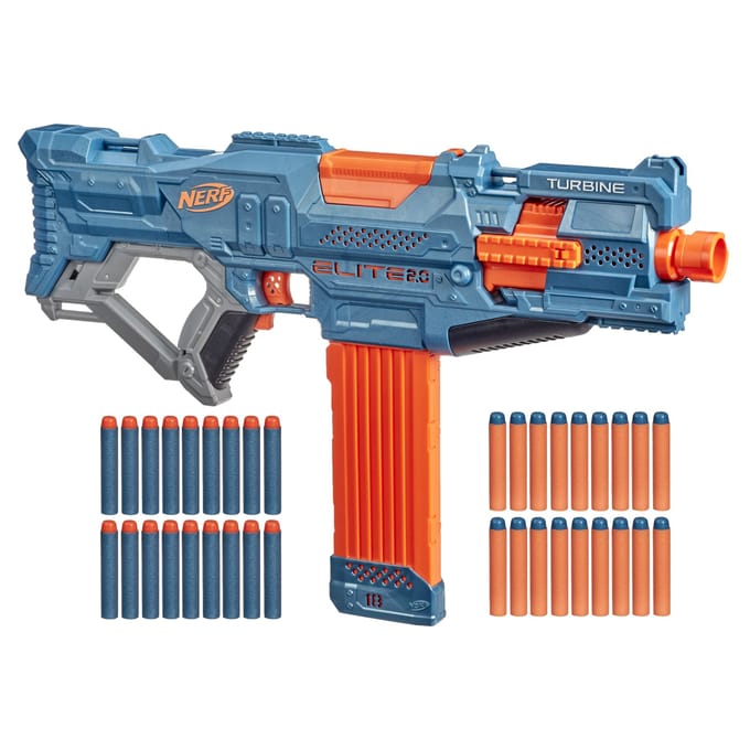 Hasbro Nerf Elite 2.0 Turbine CS 18 (blauw, kunststof, 8 - 10 jaar)
