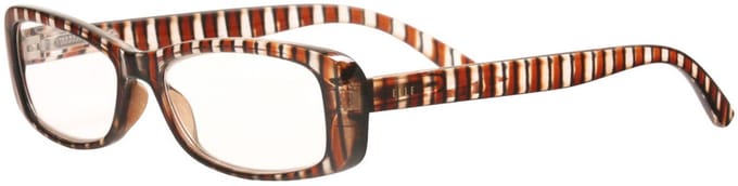 Leesbril-Elle-charmant-EL15947-Striped Orange-+2.00