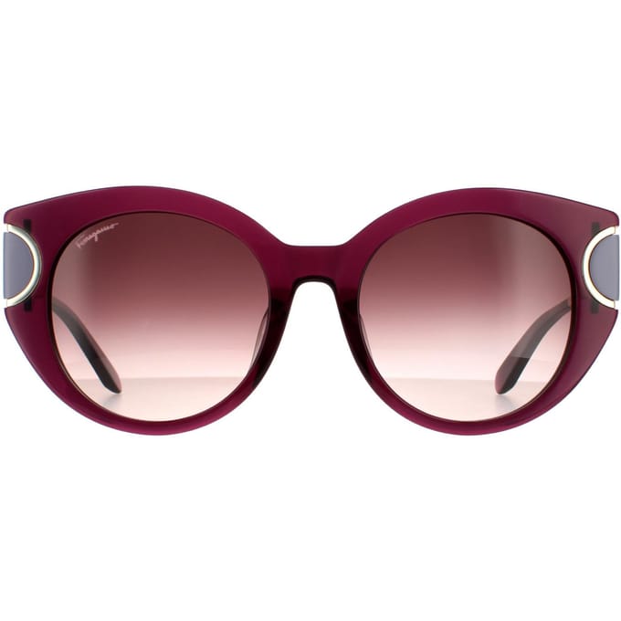 Salvatore Ferragamo zonnebril SF840SA 500 Violet Brown Wine Gradiënt