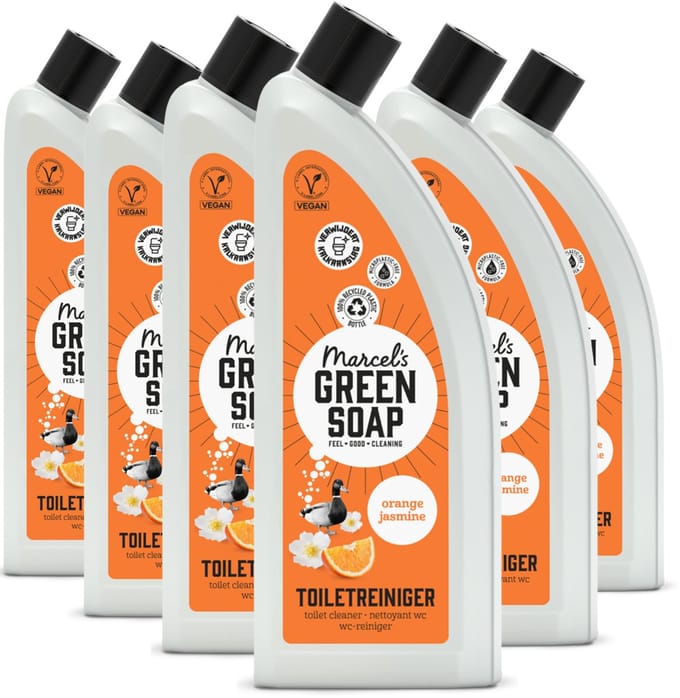 Marcel's Green Soap Toiletreiniger - Sinaasappel & Jasmijn - 6 x 750ml