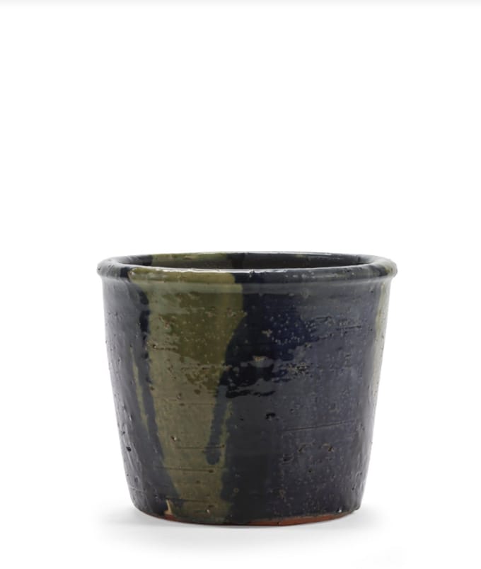 Serax Bloempot Blauw-Grijs D 20 cm H 17 cm