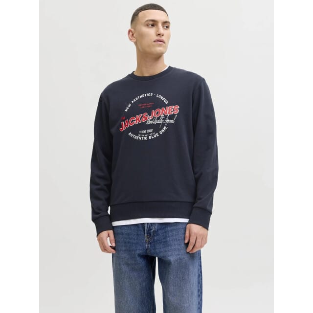JACK&JONES - JJELOGO SWEAT CREW NECK 2 COL SS26 - Heren - Sweaters