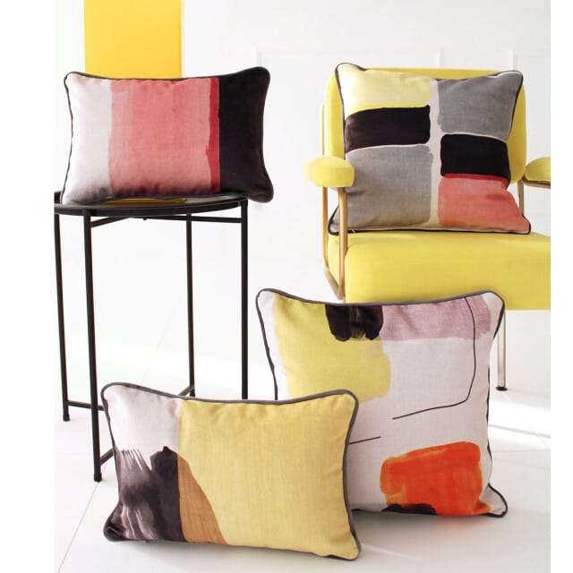 Gek op kussens! Sierkussen velvet manchas #1 | 45 x 45 cm | polyester
