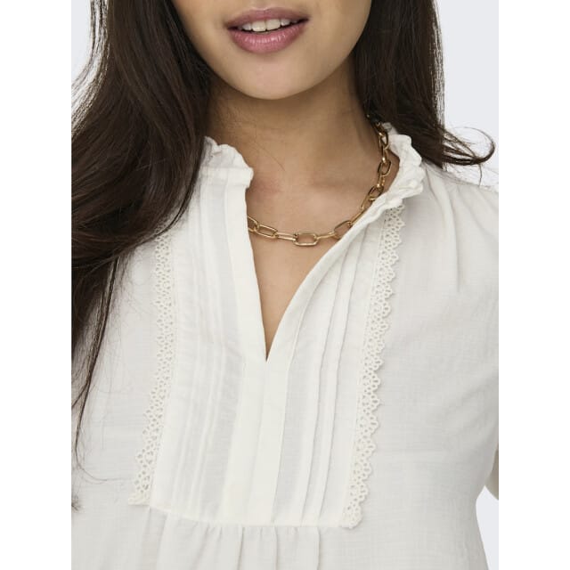 JDY - JDYRACHEL LIFE L/S PINTUCK TOP WVN NOOS - Dames - Blouses