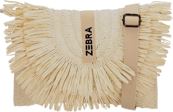 Zebra Trends Coco Crossbodytas - Schoudertas - Riet - Dames - Licht natuur