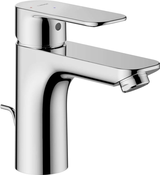 Hansa Basic - Wastafelkraan met afvoer, chroom 5550220300006