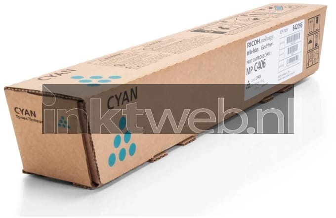 Ricoh type MP C406 toner cartridge cyaan (origineel)