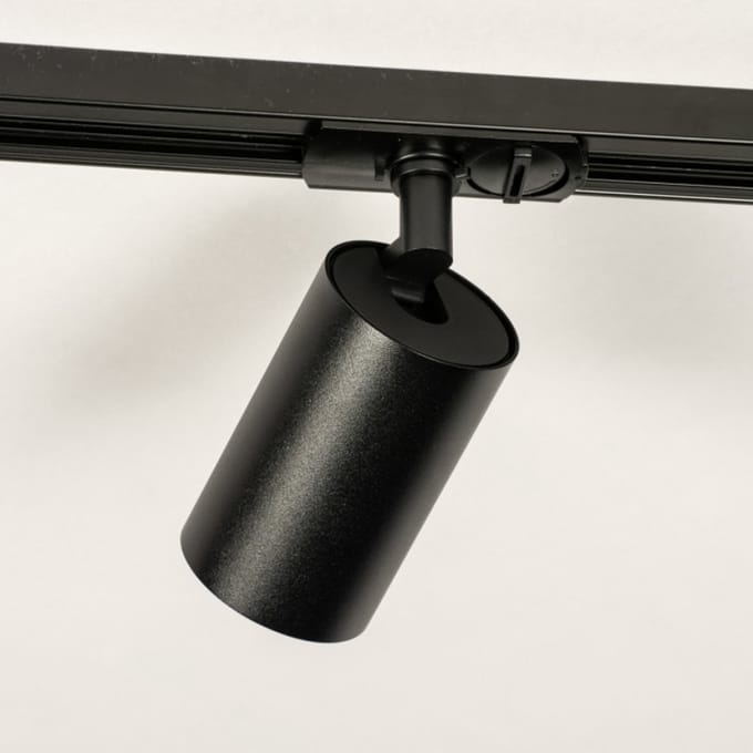 Lumidora Railspot 74941 - AREZZA - 3 Lichts - GU10 - Zwart - Metaal