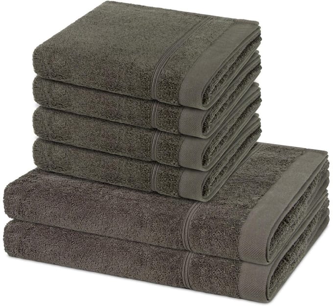 Ross Sonstiges 4 X handdoek 2 X douchehanddoek - in set 6 pack Rubin