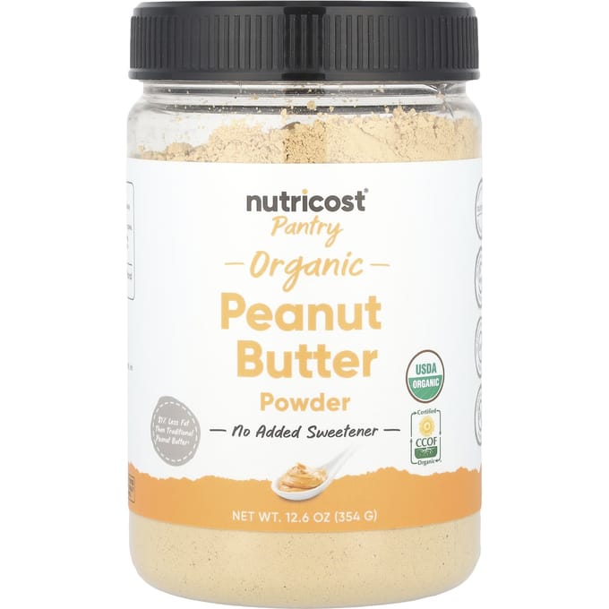 Nutricost, Garde-manger, Biologique, Poudre de Beurre de Cacahuète, 12,6 oz (354 g)