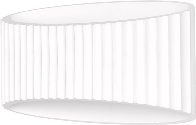 OSRAM Decor Plaster Band decoratieve wandlamp van gips, 345 mm, met E27 fitting, IP20, wit