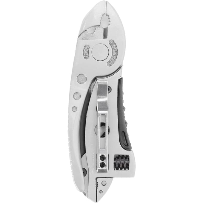 Multitool Verstelbare Moersleutel Schroevendraaierbits Tangen Survival Nooduitrusting Montage white