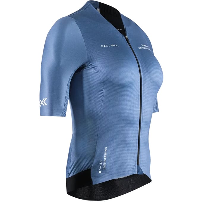 X-bionic Corefusion Aero Korte Mouw Wielertrui Blauw M Vrouw