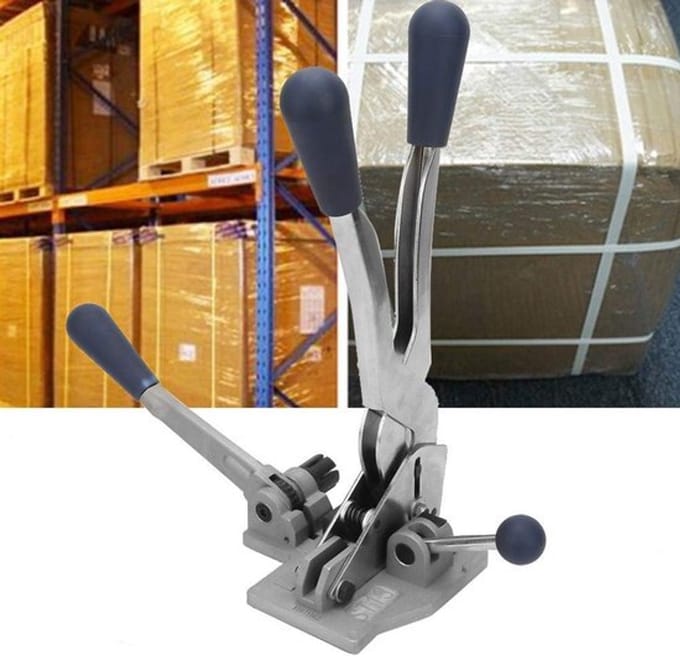 Handmatige stalen omsnoeringsmachine 3-in-1