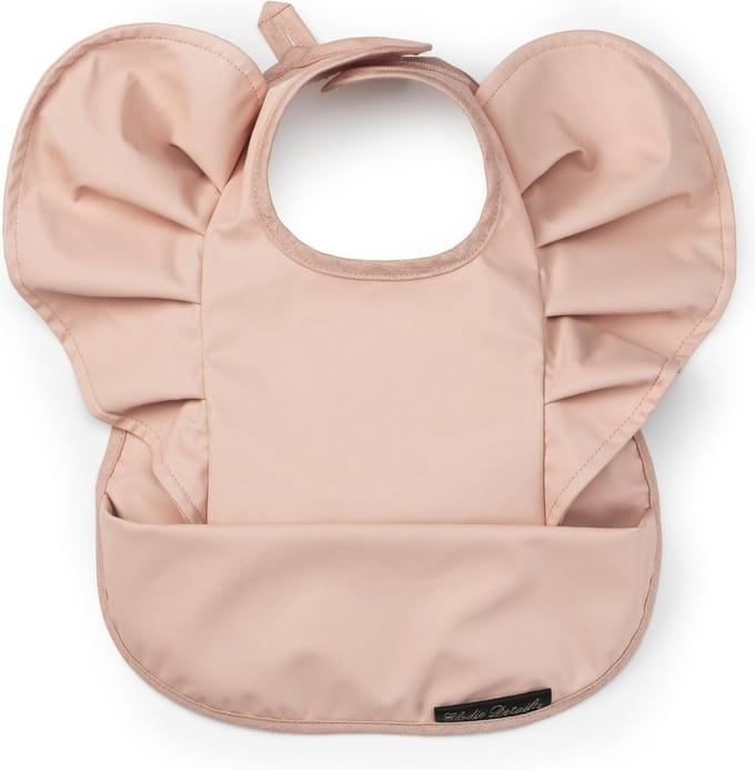 Elodie slab- Slabbetjes- Slabbertjes baby- Slab - Powder Pink