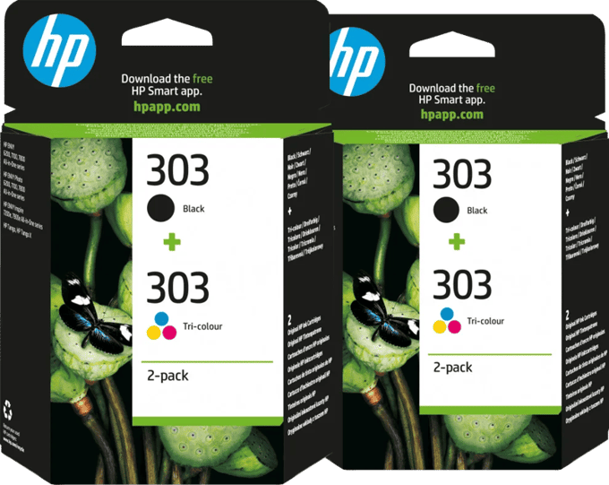 HP 303 4-Kleuren Pack (2 stuks)