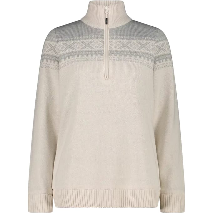 Pull 1/2 zip in brei vrouw CMP