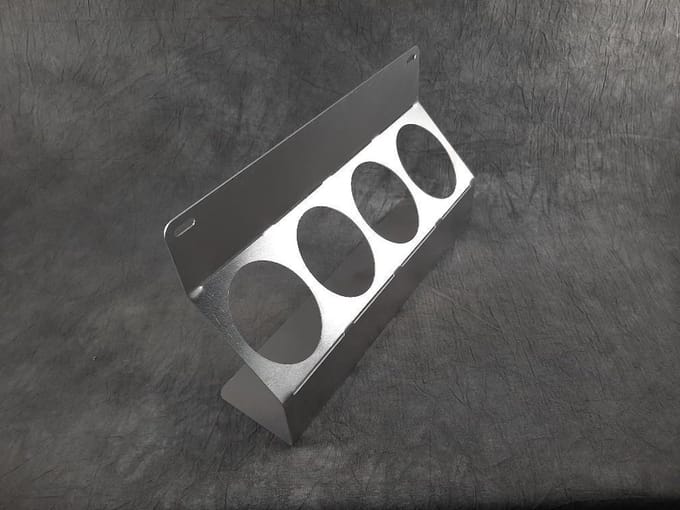 Spuitbushouder 4x70mm Aluminium