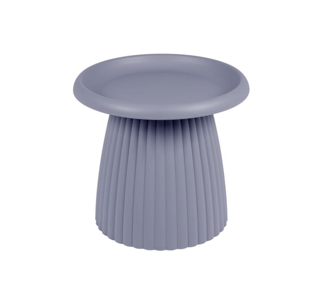 MaximaVida kunststof bijzettafel Mila rond 50 cm muisgrijs