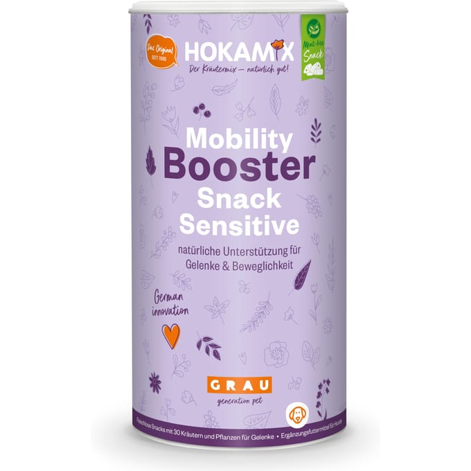 Voordeelpakket: 2x 800g Grau Hokamix Snack Sensitive Mobility Booster aanvullend voer voor honden